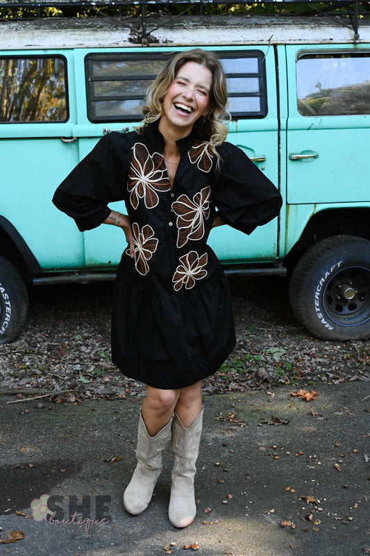 Fields of Fall Dress - She Chester