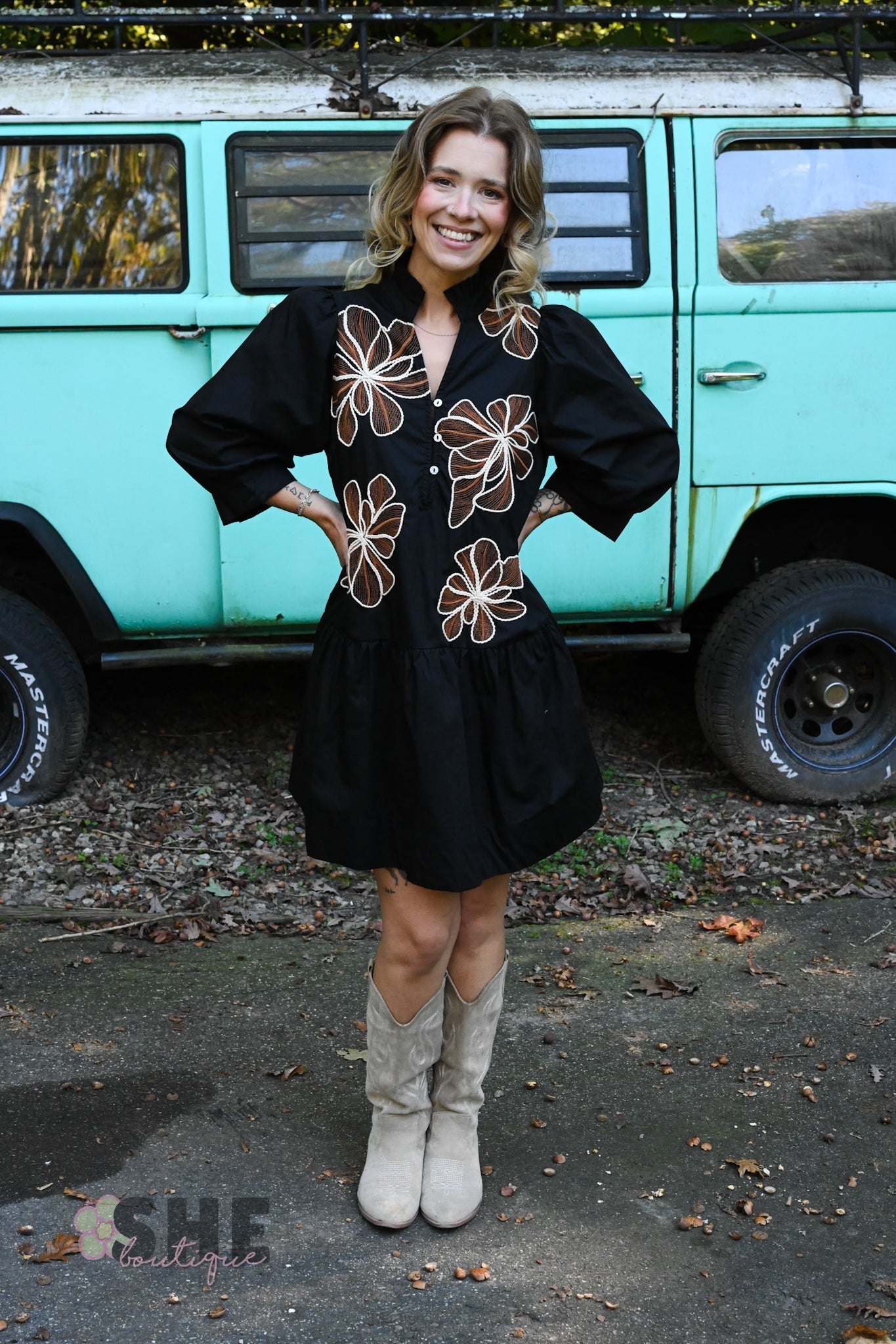 Fields of Fall Dress - She Chester