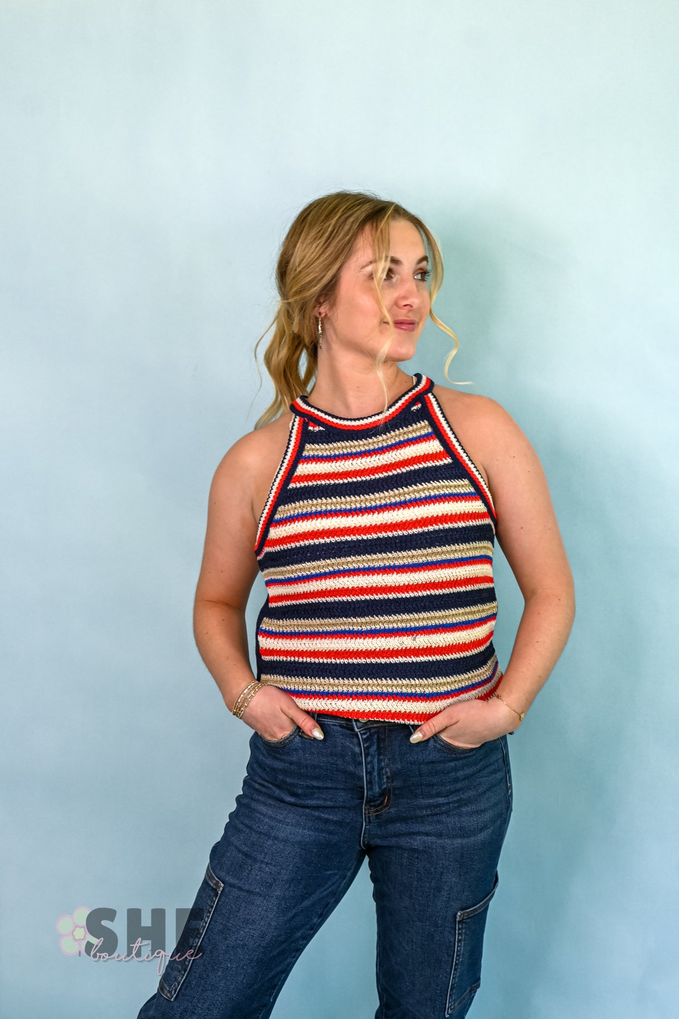 Firecracker Knit Tank - She Chester