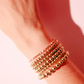 Flamingo Hollis Bracelet in Gold: Standard 6.75 inch - She Chester