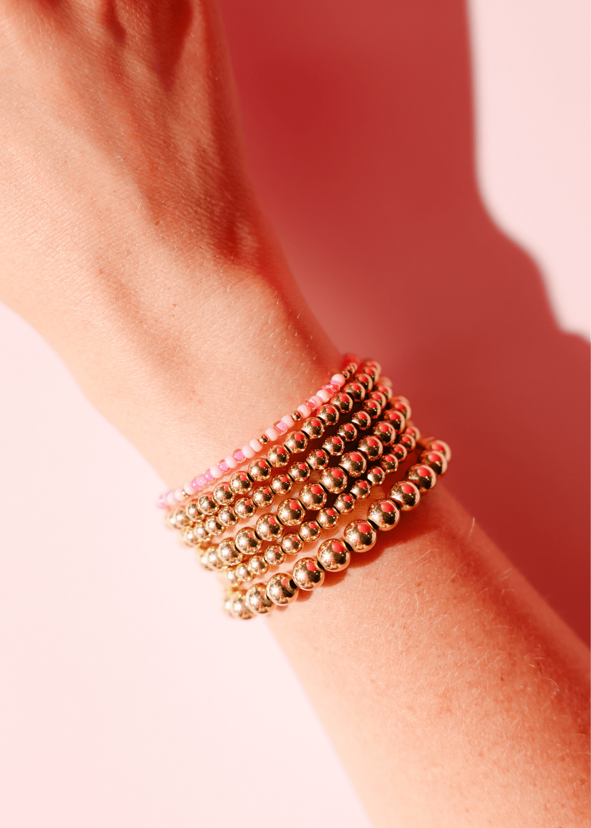 Flamingo Sprinkle Bracelet: Standard 6.75 inch - She Chester