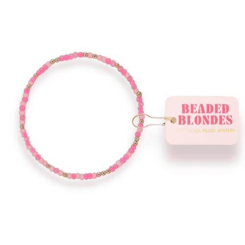 Flamingo Sprinkle Bracelet: Standard 6.75 inch - She Chester