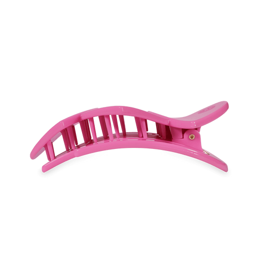 Flat Hair Clip | Medium | Pink Heart to Heart - She Chester