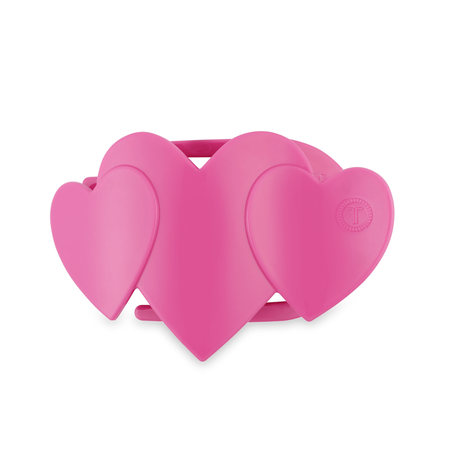 Flat Hair Clip | Medium | Pink Heart to Heart - She Chester
