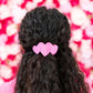 Flat Hair Clip | Small | Pink Heart to Heart - She Chester