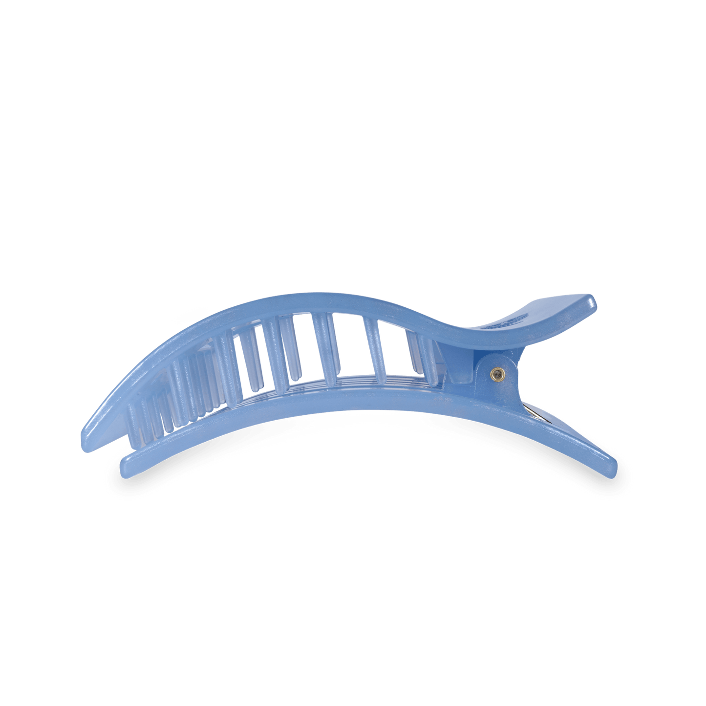 Flat Rectangle Hair Clip | Large | Blue Lagoon - She Chester