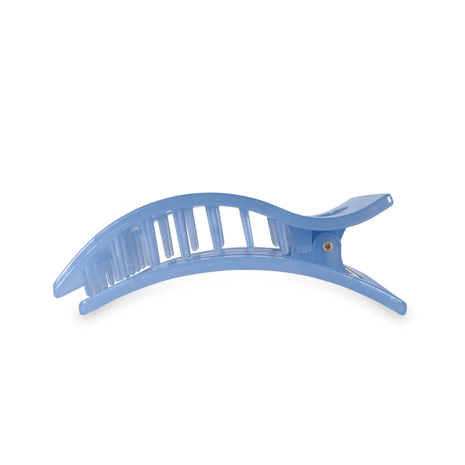 Flat Rectangle Hair Clip | Large | Blue Lagoon - She Chester