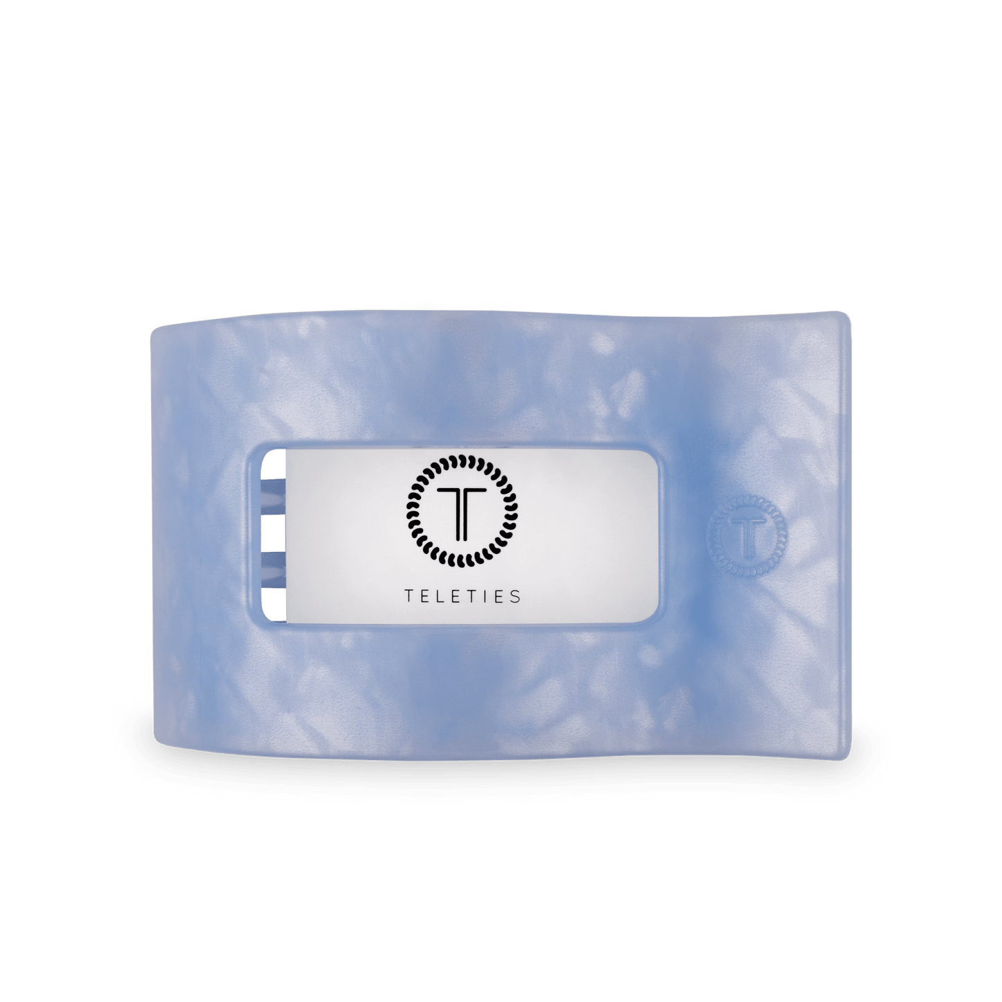 Flat Rectangle Hair Clip | Large | Blue Lagoon - She Chester