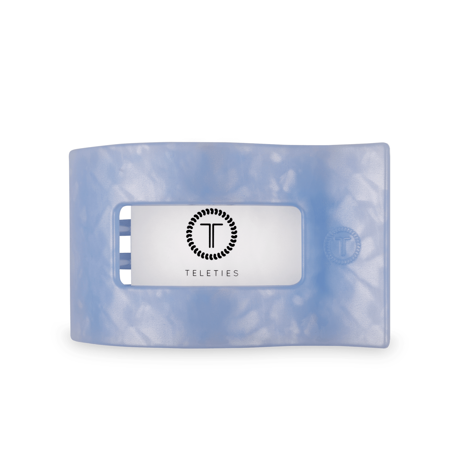 Flat Rectangle Hair Clip | Large | Blue Lagoon - She Chester