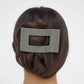 Flat Rectangle Hair Clip | Large | Sage It Ain't So - She Chester