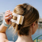 Flat Rectangle Hair Clip | Large | Soft Surf - She Chester