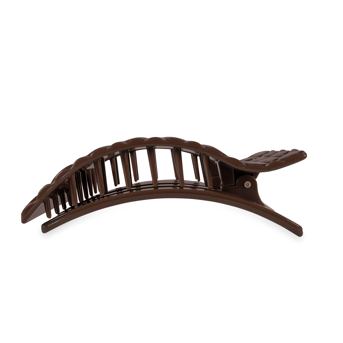 Flat Rectangle Hair Clip | Large | Truly Taupe Quilted - She Chester