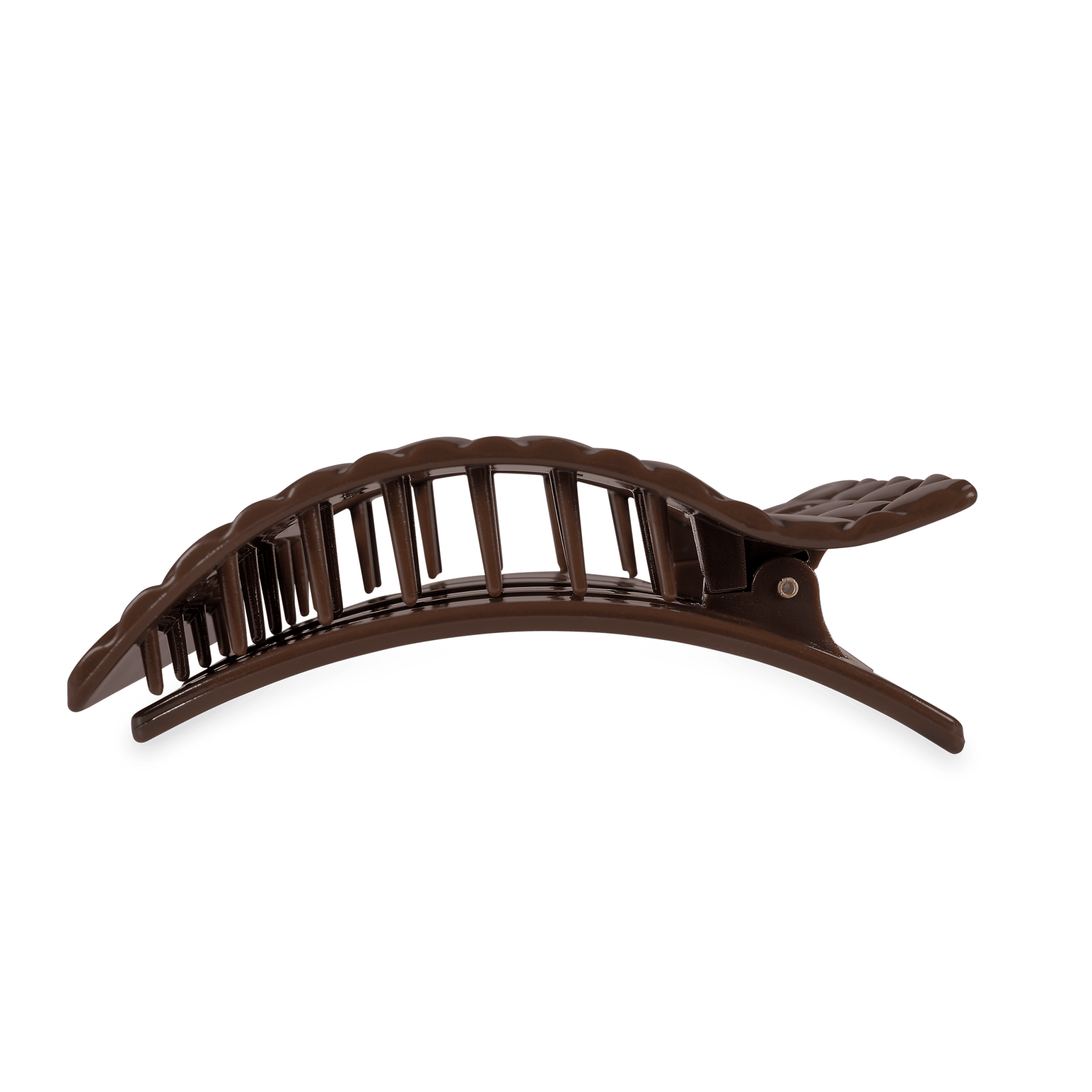 Flat Rectangle Hair Clip | Large | Truly Taupe Quilted - She Chester