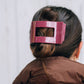 Flat Rectangle Hair Clip | Large | Wild Side - She Chester