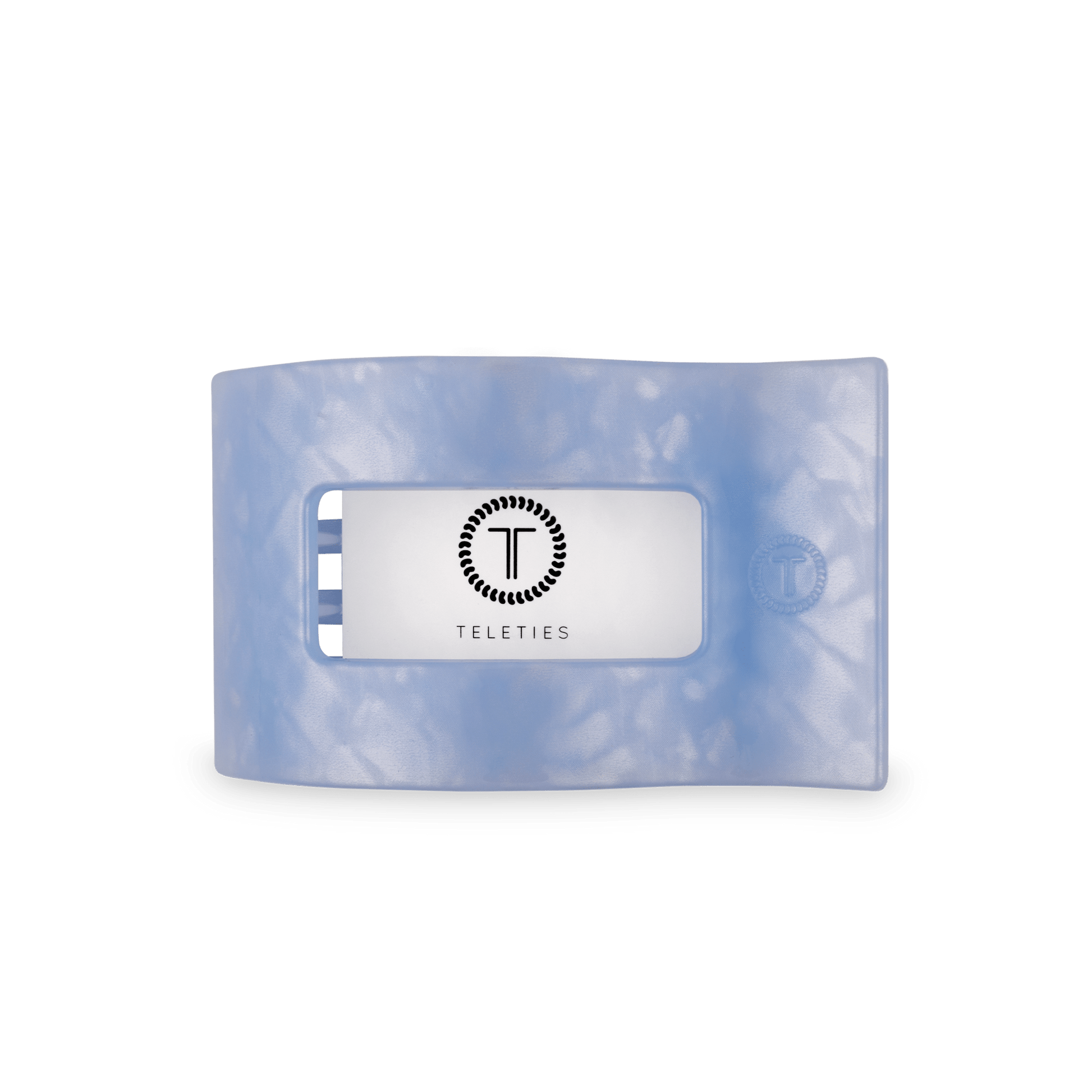 Flat Rectangle Hair Clip | Medium | Blue Lagoon - She Chester