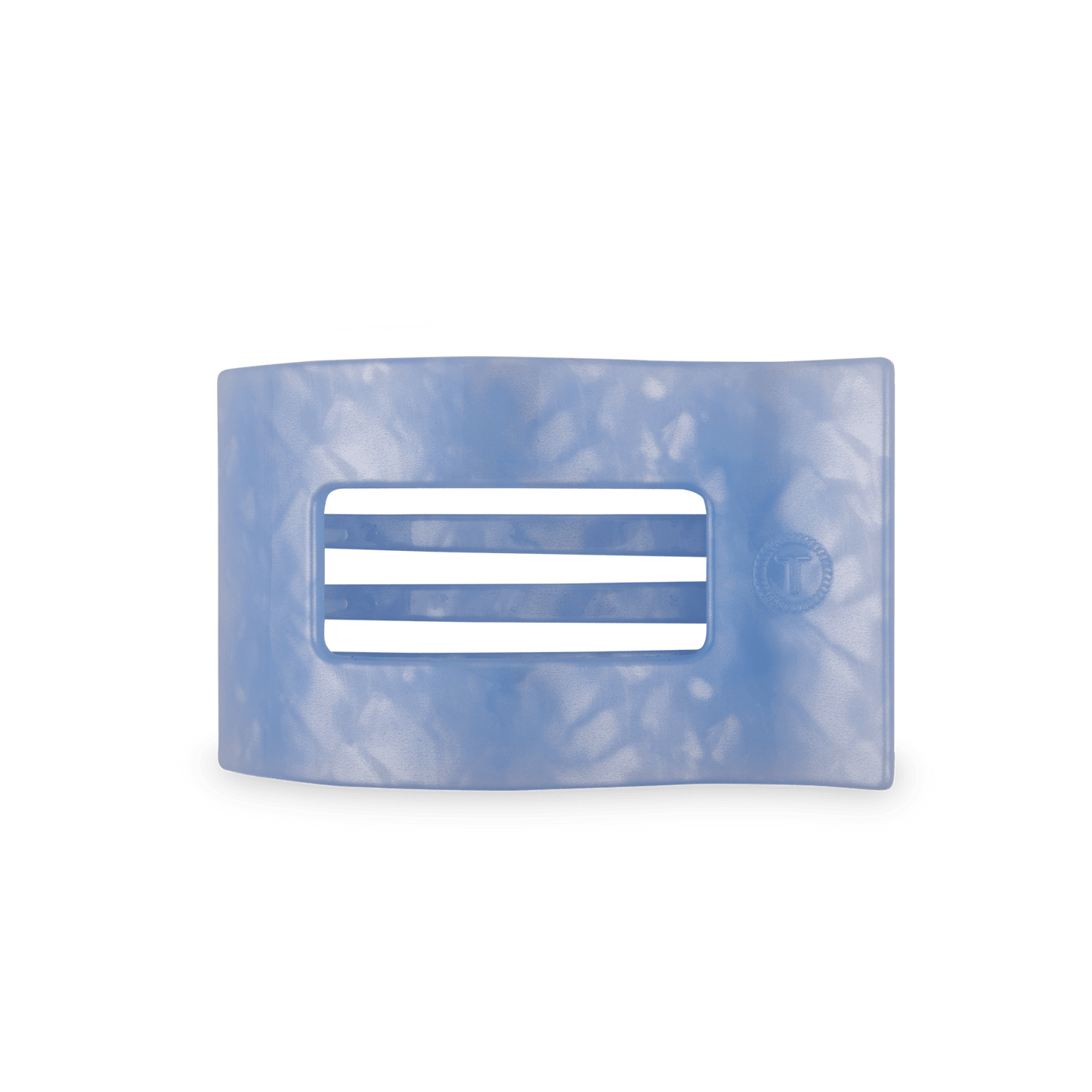 Flat Rectangle Hair Clip | Medium | Blue Lagoon - She Chester