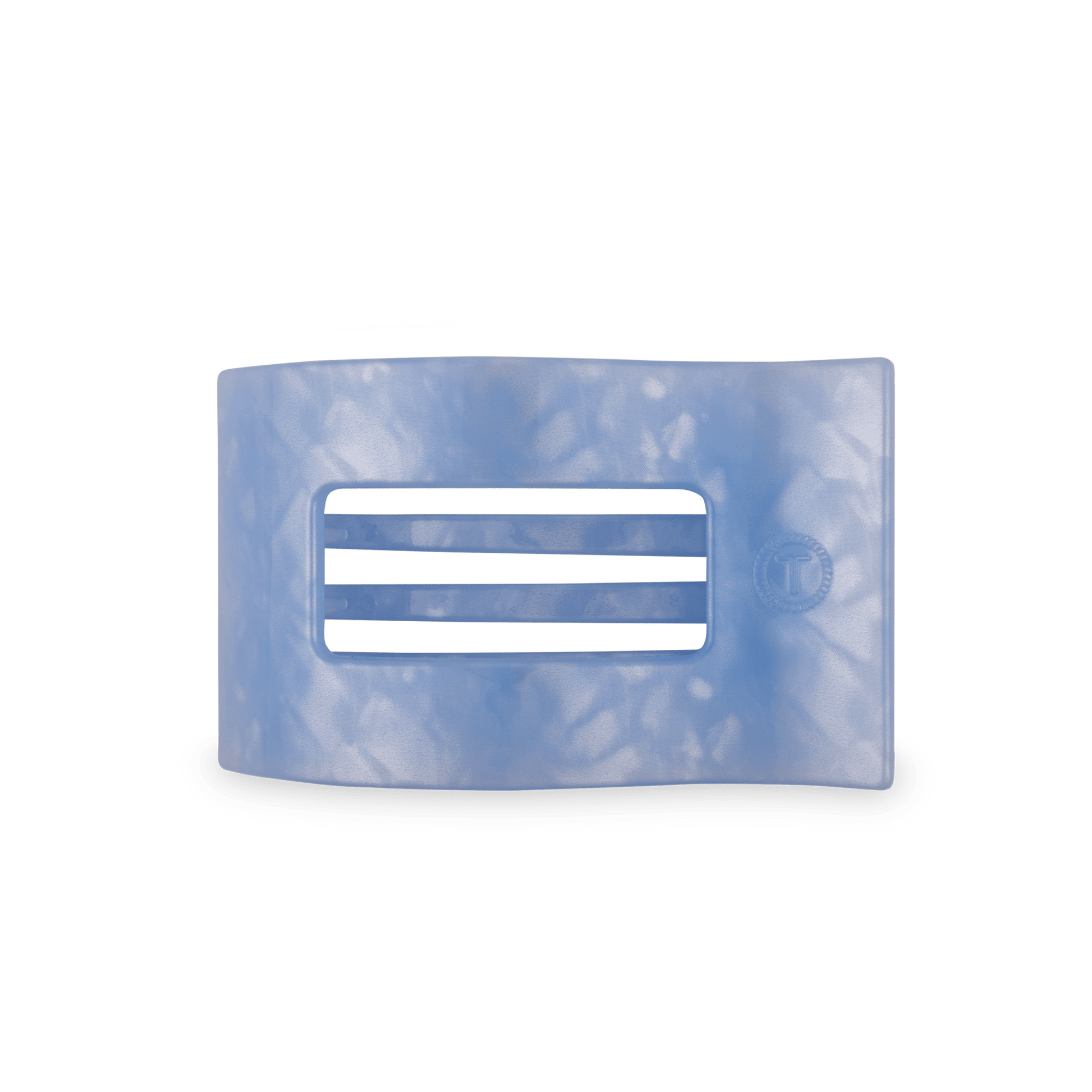 Flat Rectangle Hair Clip | Medium | Blue Lagoon - She Chester