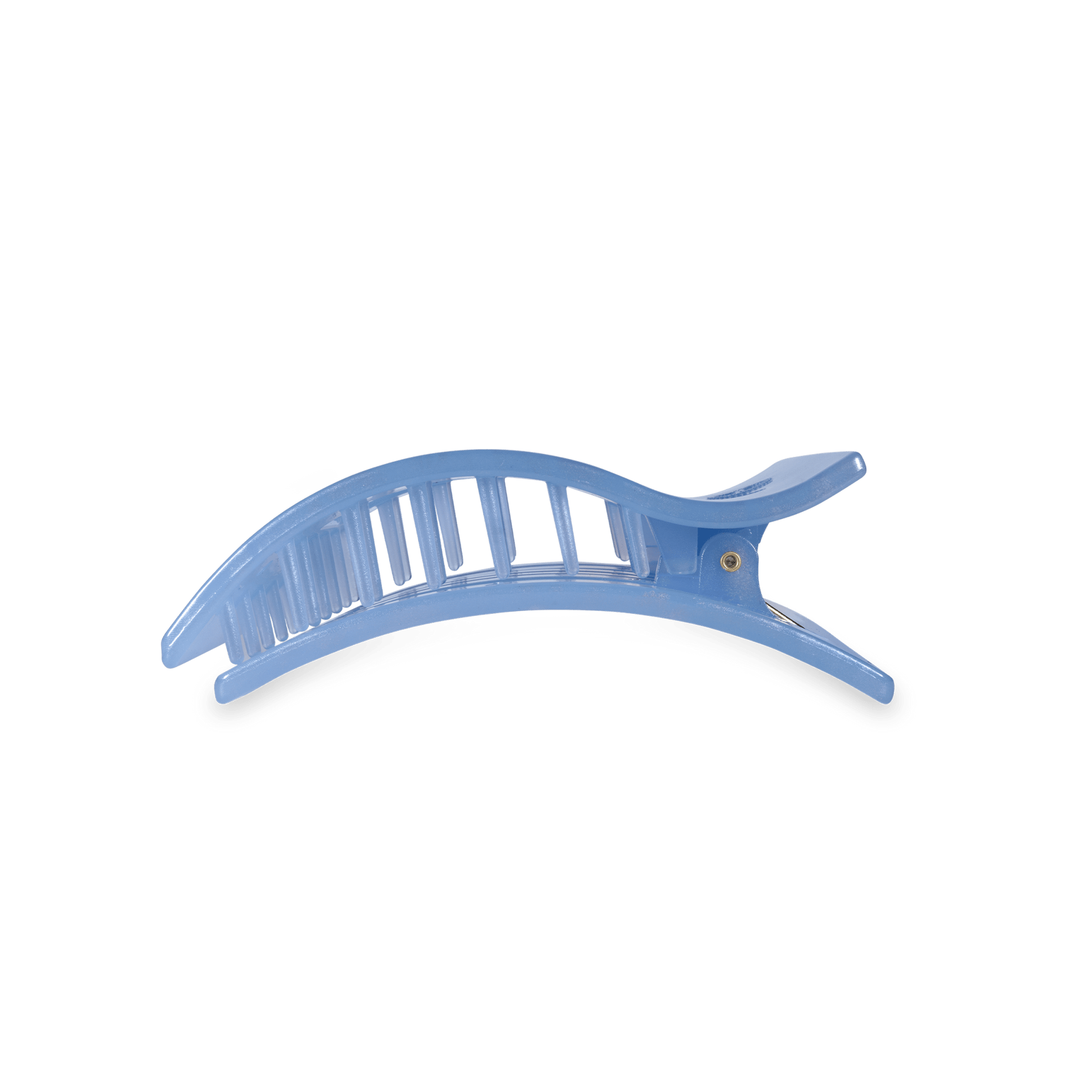 Flat Rectangle Hair Clip | Medium | Blue Lagoon - She Chester