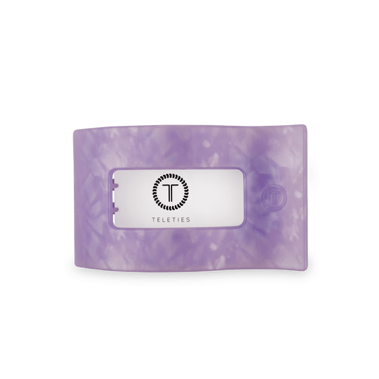 Flat Rectangle Hair Clip | Medium | Lavender Mist - She Chester