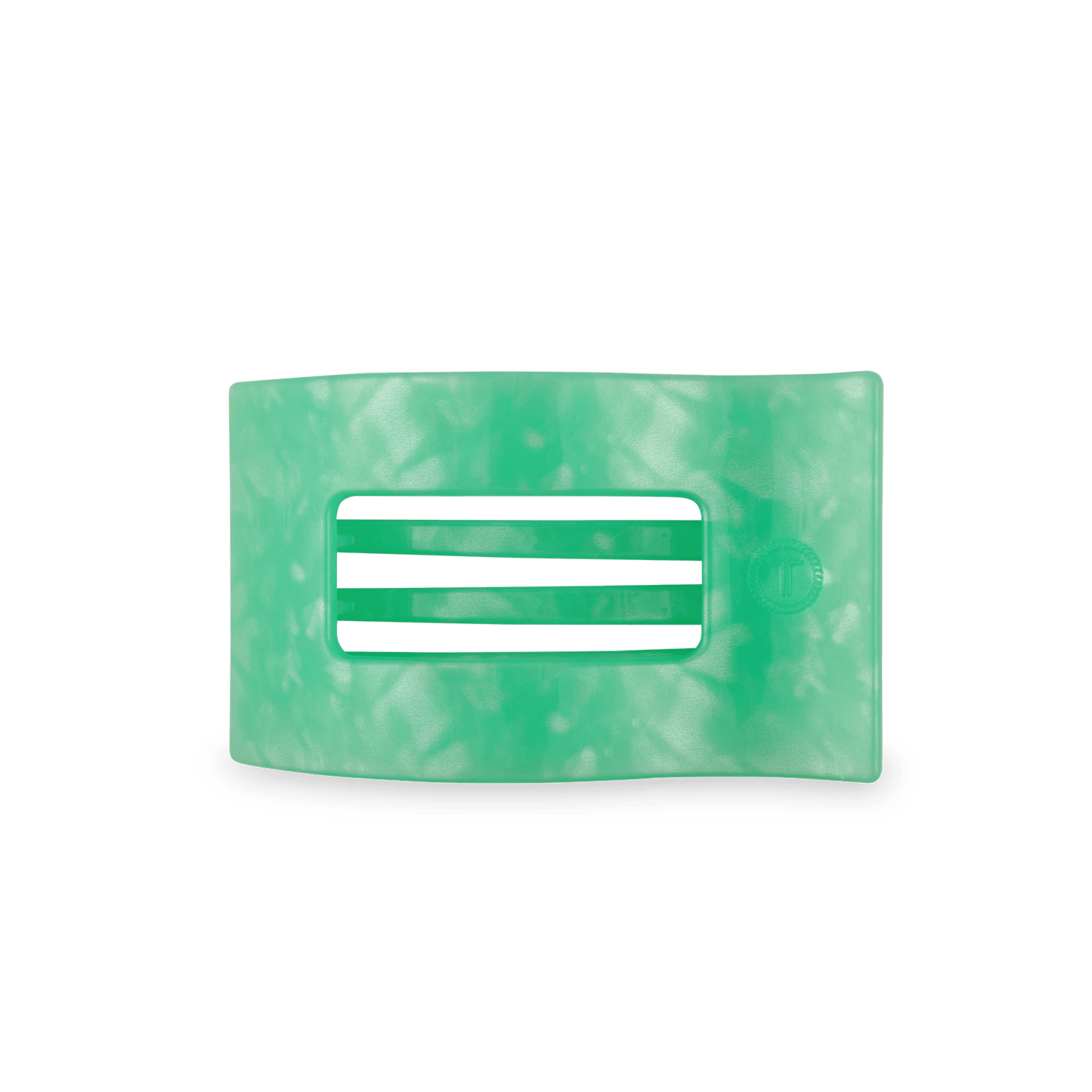 Flat Rectangle Hair Clip | Medium | Spring Splash - She Chester