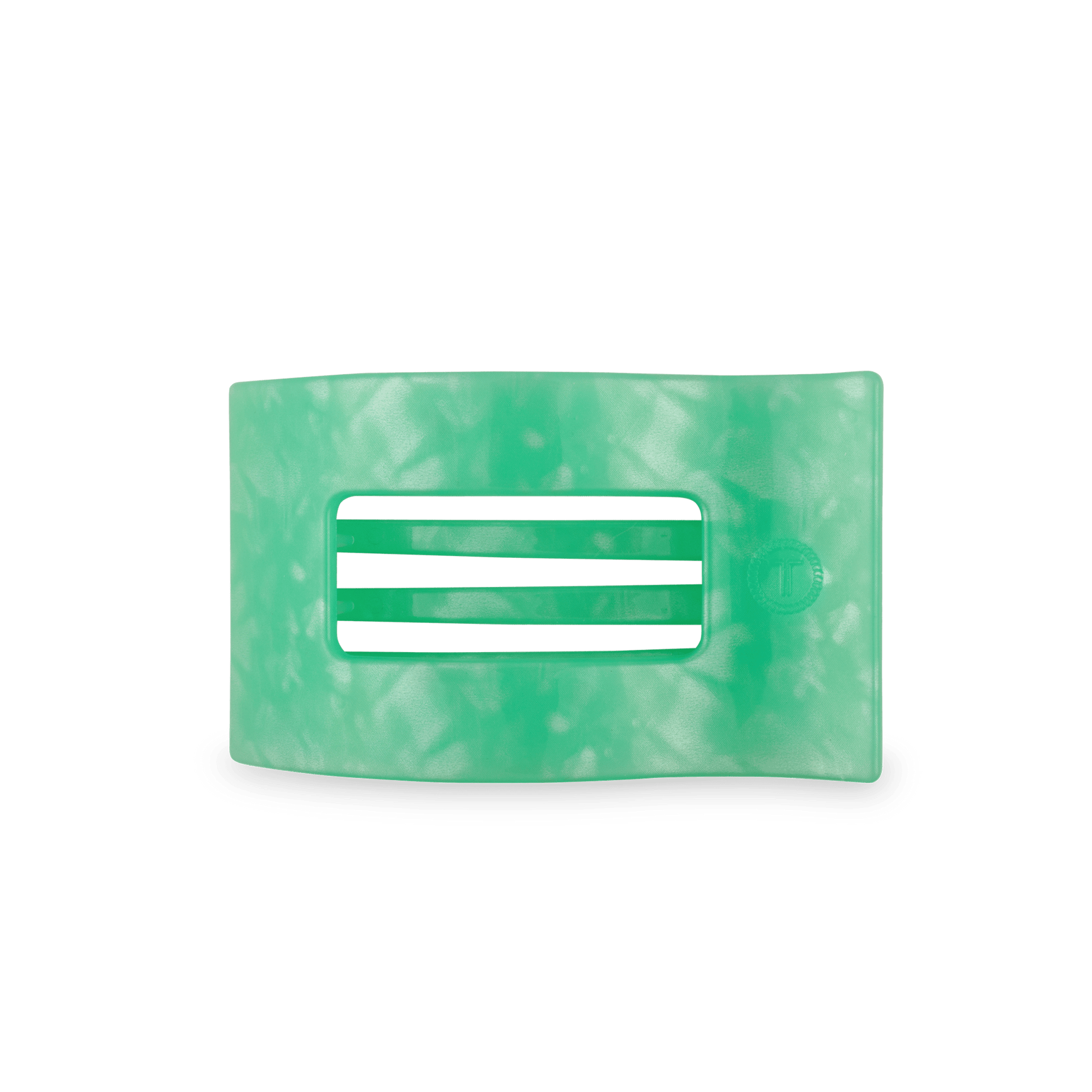 Flat Rectangle Hair Clip | Medium | Spring Splash - She Chester