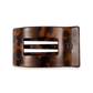 Flat Rectangle Hair Clip | Medium | Tortoise - She Chester