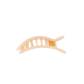 Flat Rectangle Hair Clip | Small | Almond Beige - She Chester