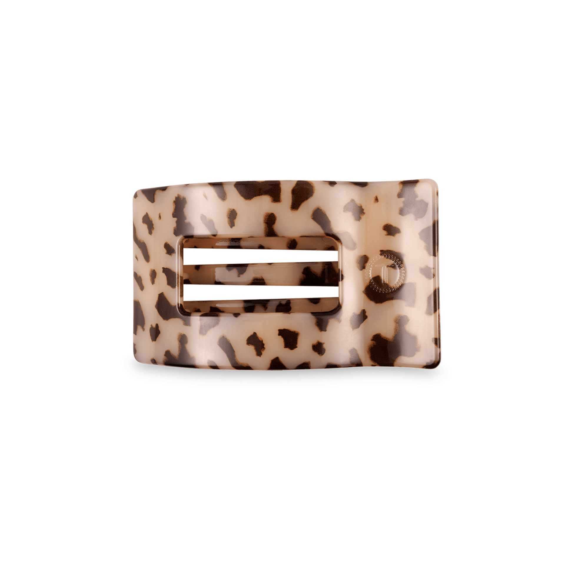Flat Rectangle Hair Clip | Small | Blonde Tortoise - She Chester