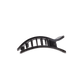 Flat Rectangle Hair Clip | Small | Jet Black - She Chester