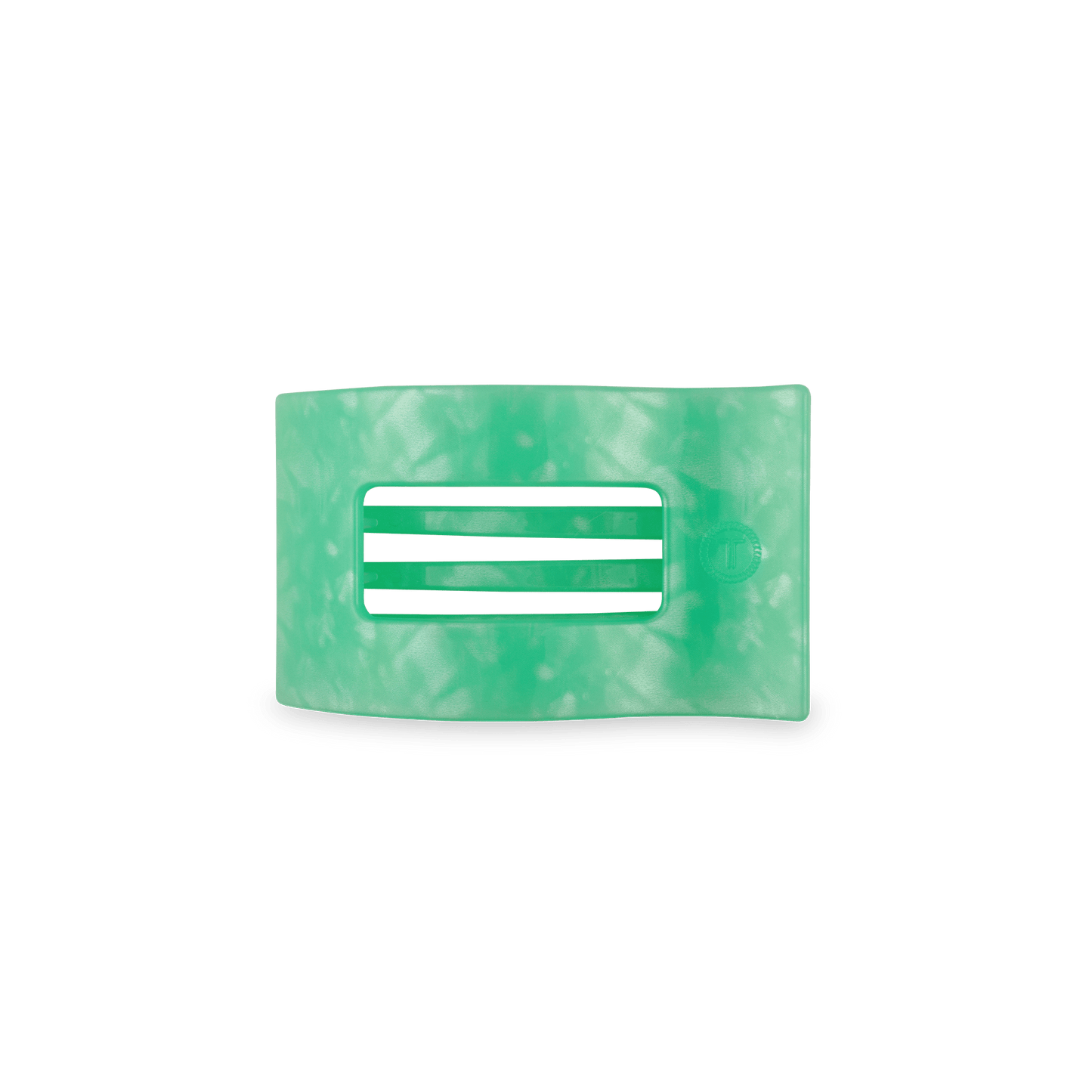 Flat Rectangle Hair Clip | Small | Spring Splash - She Chester