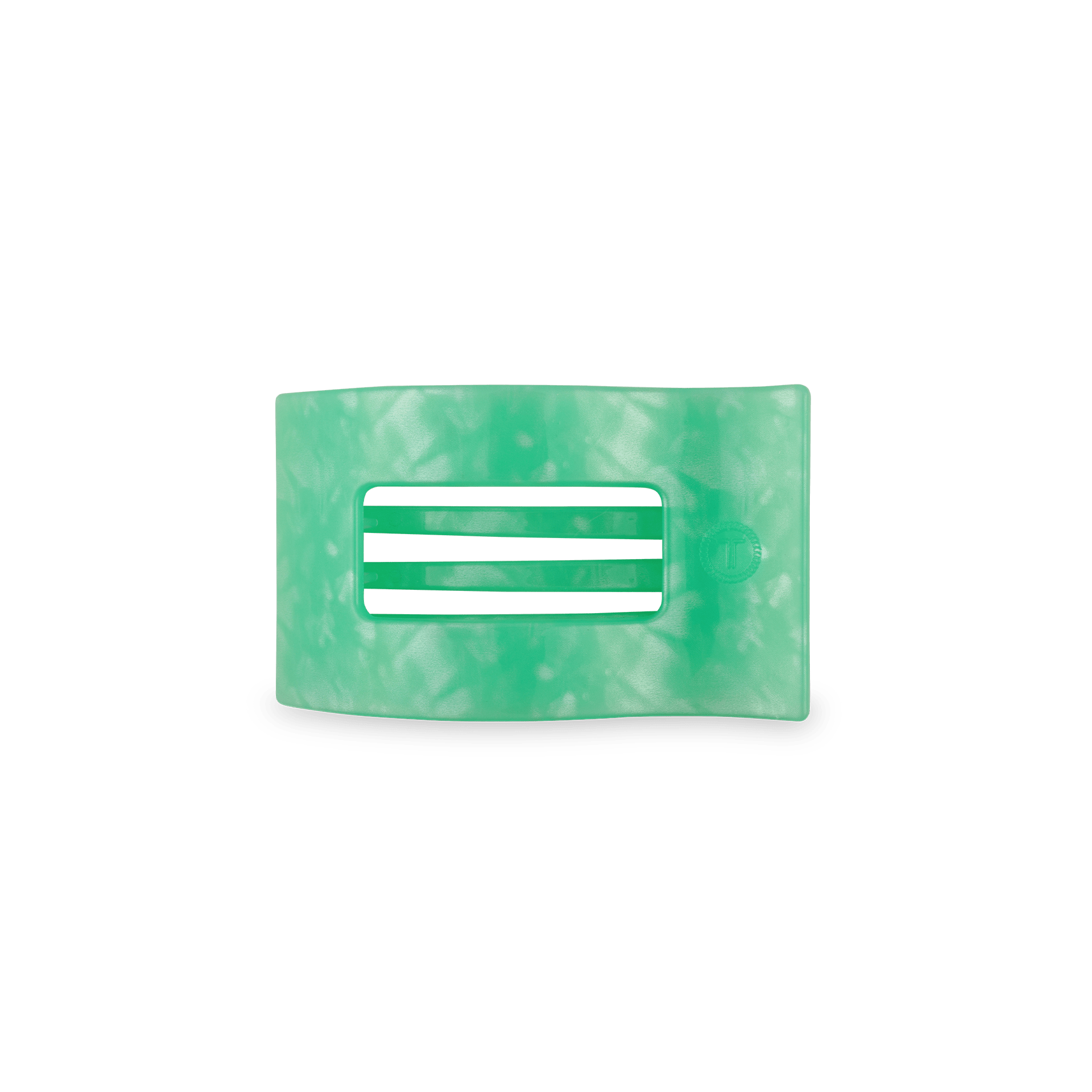 Flat Rectangle Hair Clip | Small | Spring Splash - She Chester