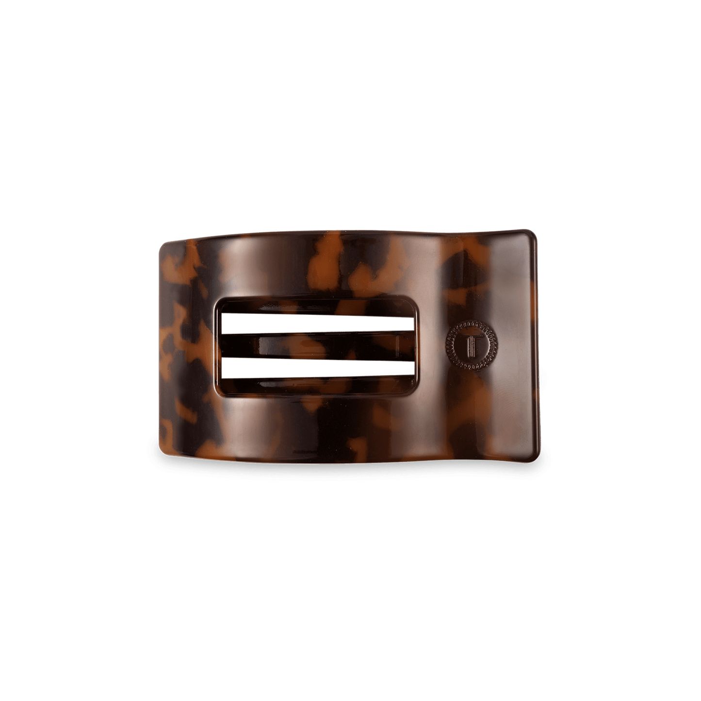 Flat Rectangle Hair Clip | Small | Tortoise - She Chester
