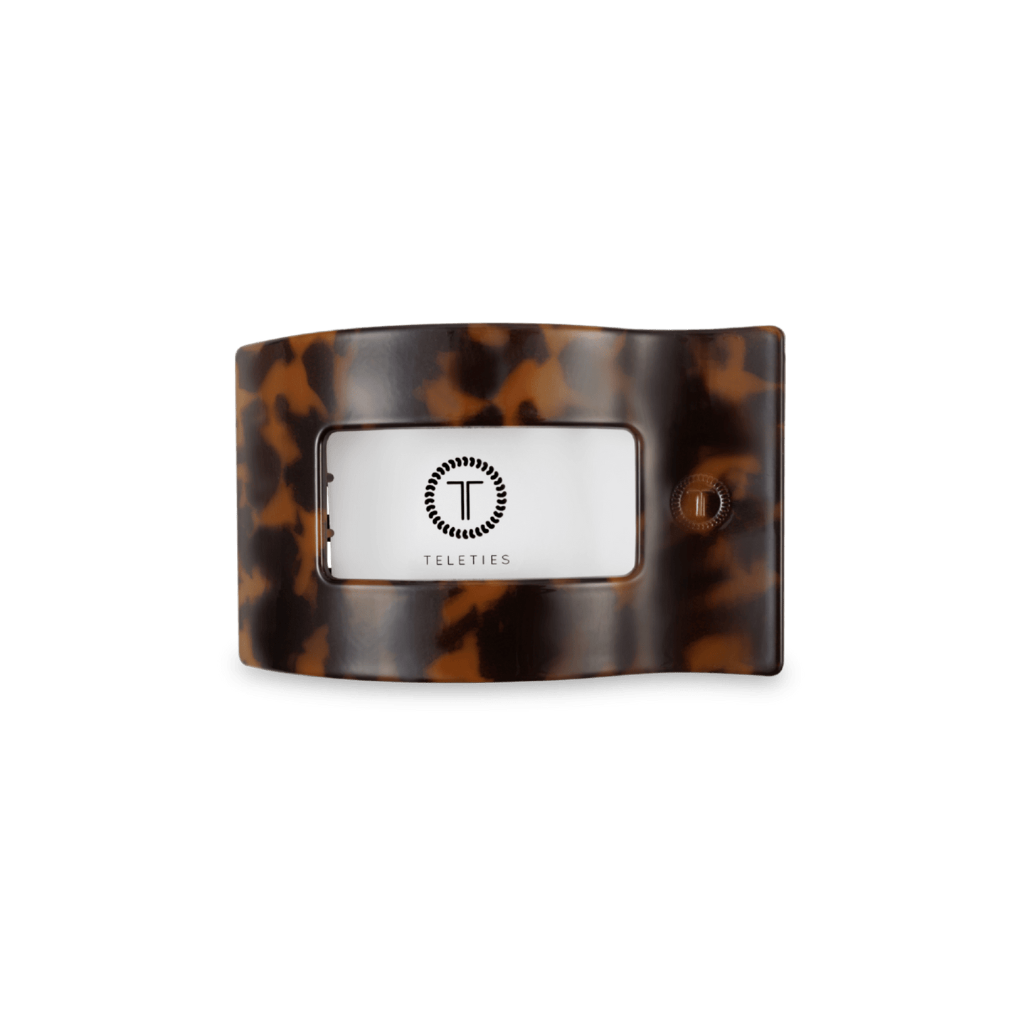 Flat Rectangle Hair Clip | Small | Tortoise - She Chester