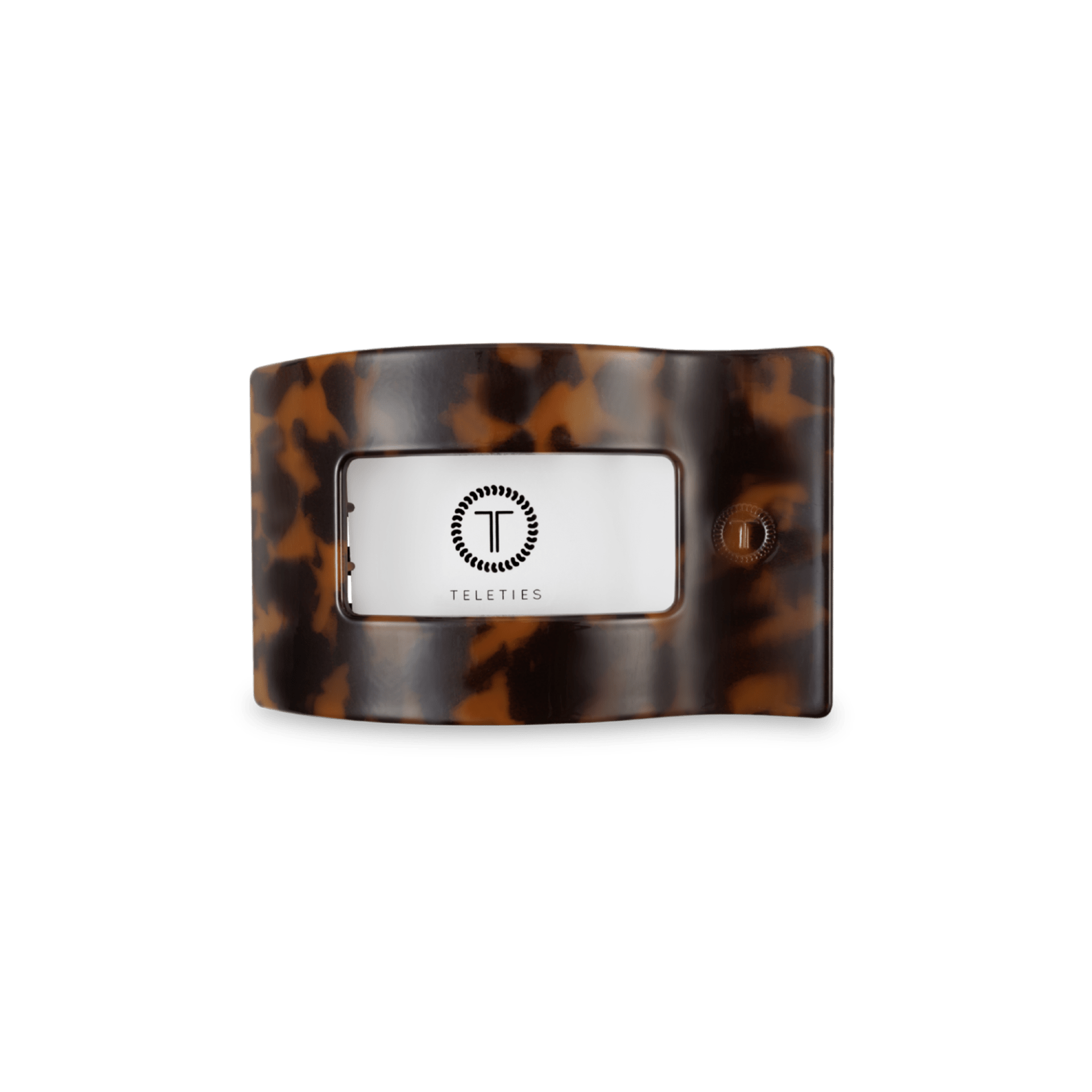 Flat Rectangle Hair Clip | Small | Tortoise - She Chester