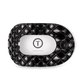Flat Round Hair Clip | Large | Jet Black Quilted - She Chester