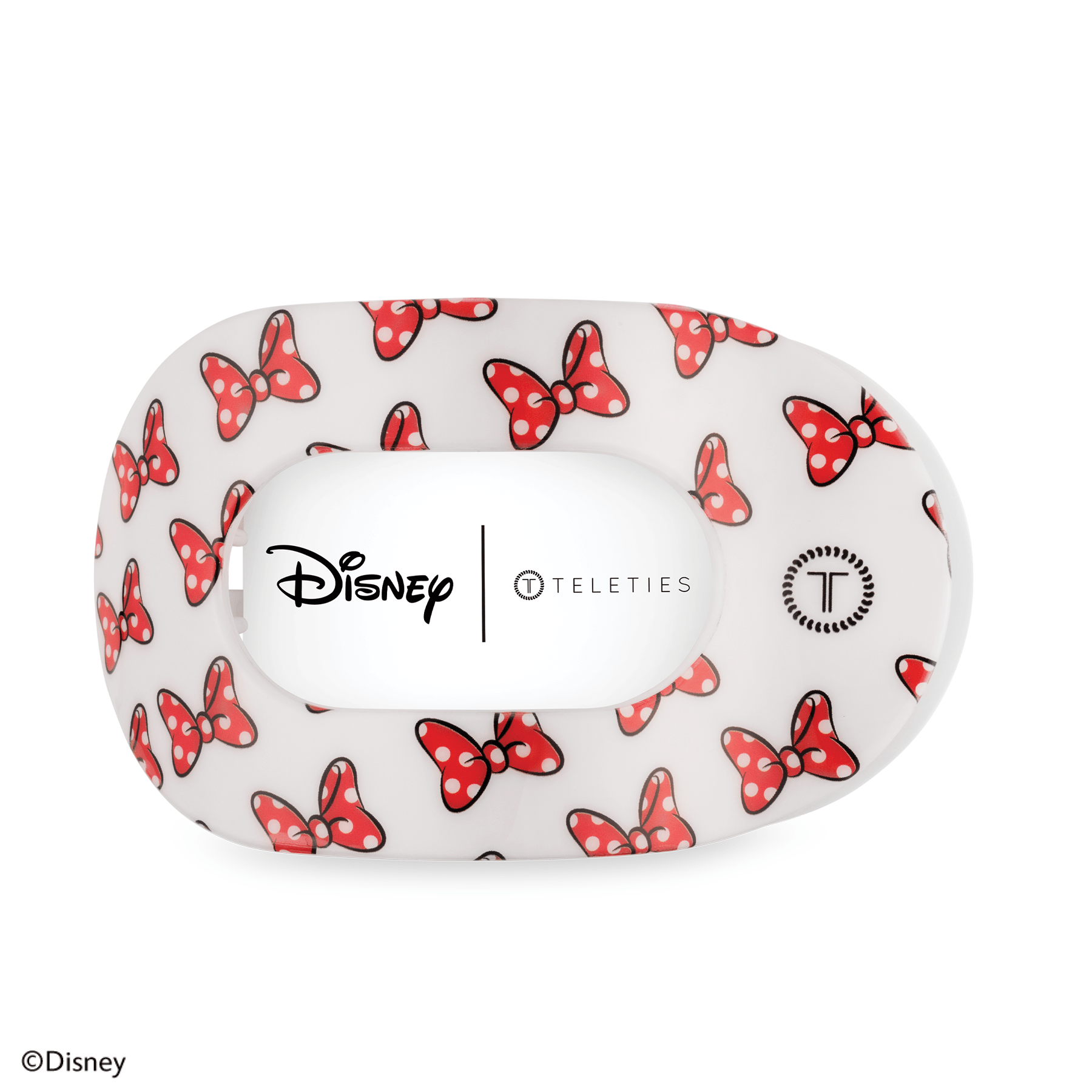 Flat Round Hair Clip | Large | Minnie Mouse Loves Her Bows! - She Chester