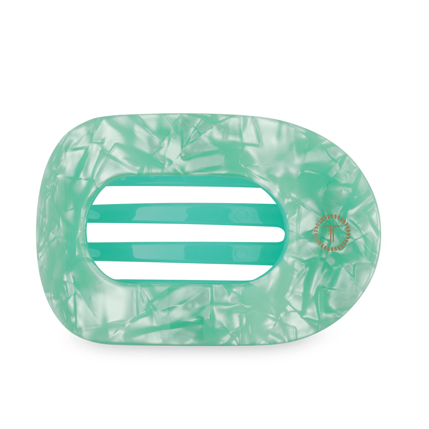 Flat Round Hair Clip | Large | Spring Splash - She Chester