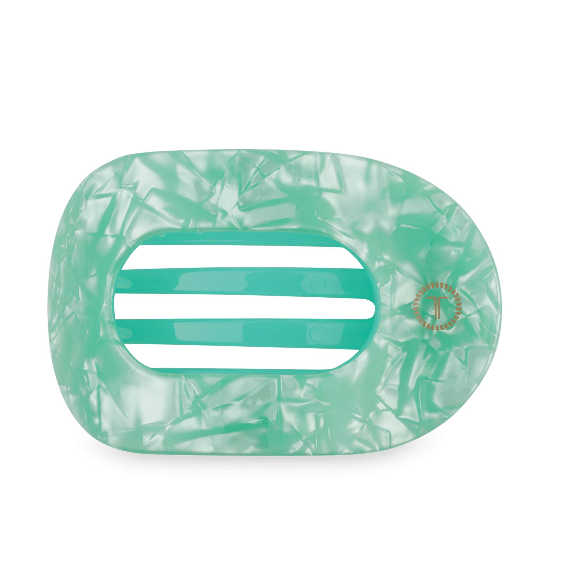 Flat Round Hair Clip | Large | Spring Splash - She Chester