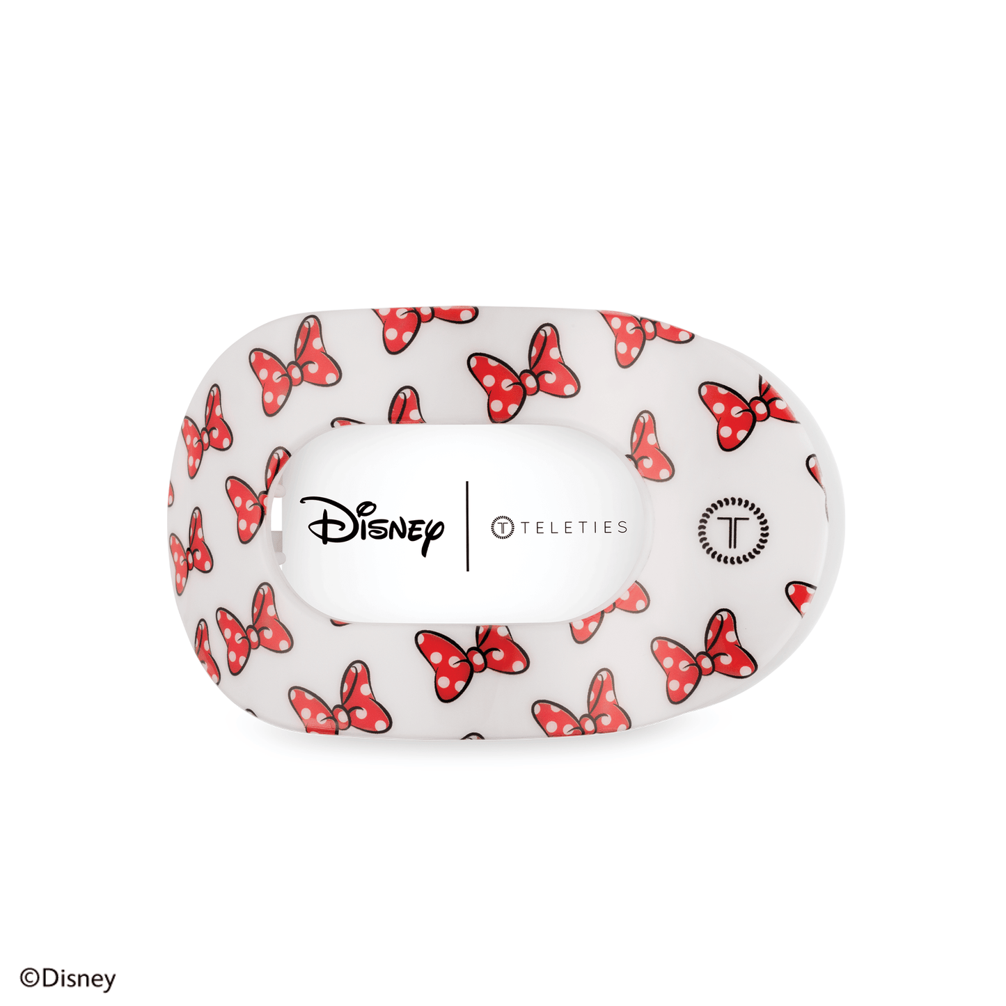Flat Round Hair Clip | Medium | Minnie Mouse Loves Her Bows! - She Chester