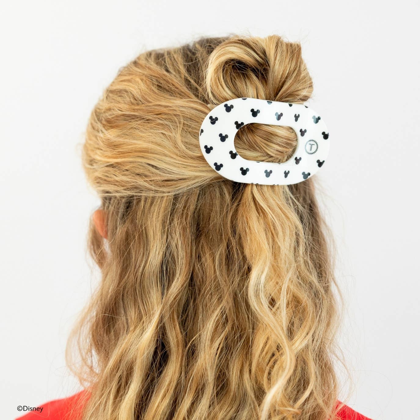 Flat Round Hair Clip | Medium | The Iconic Mickey Mouse - She Chester