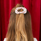 Flat Round Hair Clip | Small | Minnie Mouse Loves Her Bows! - She Chester