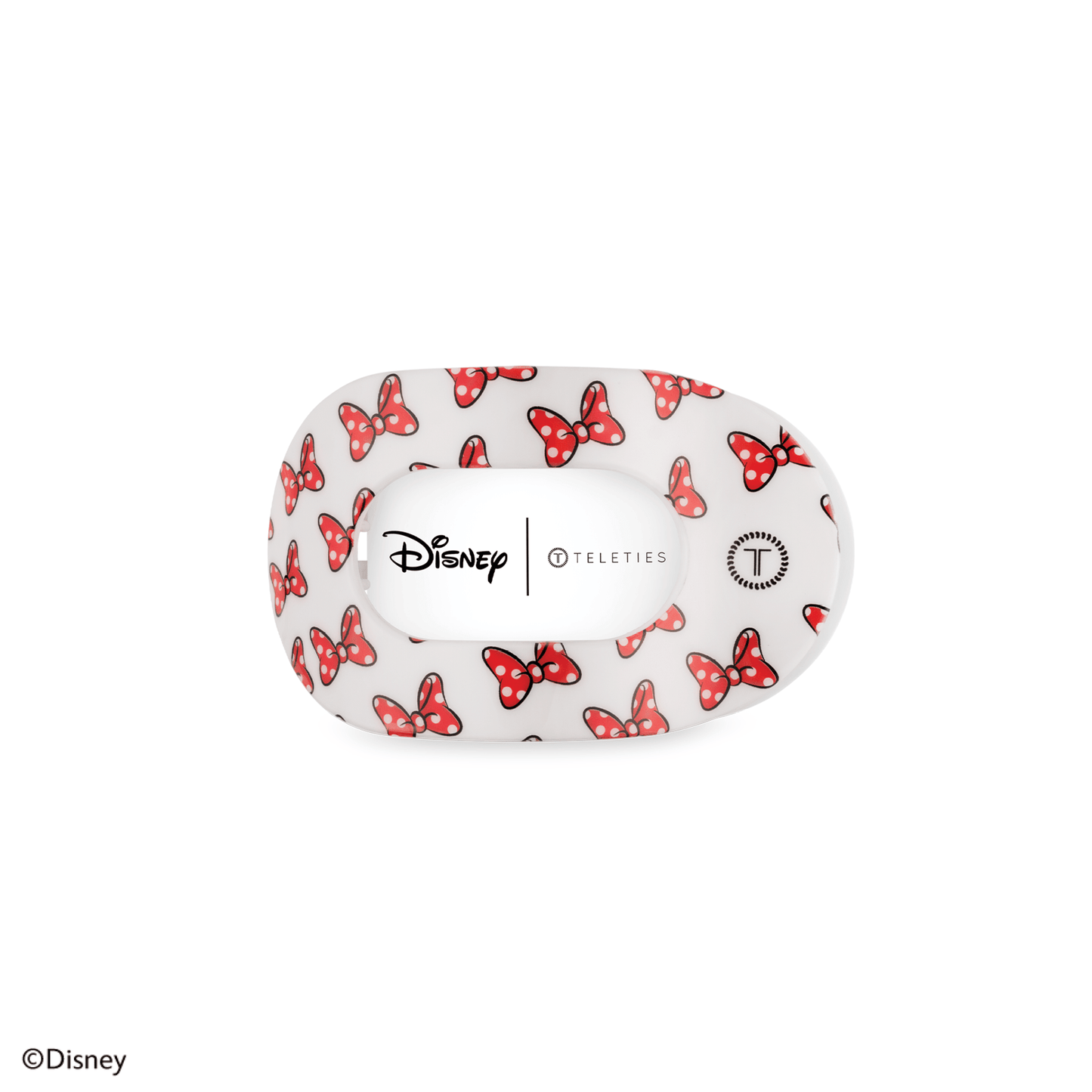 Flat Round Hair Clip | Small | Minnie Mouse Loves Her Bows! - She Chester