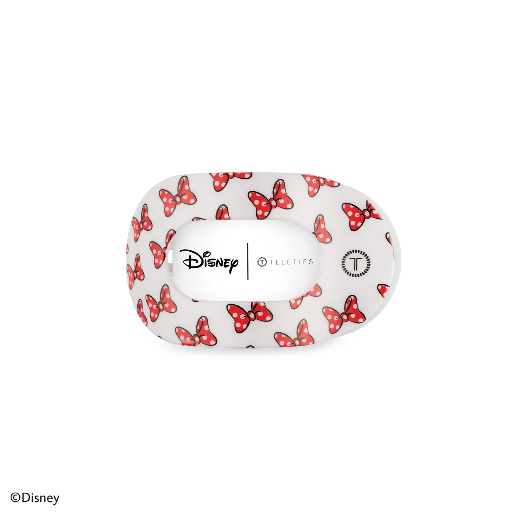 Flat Round Hair Clip | Small | Minnie Mouse Loves Her Bows! - She Chester