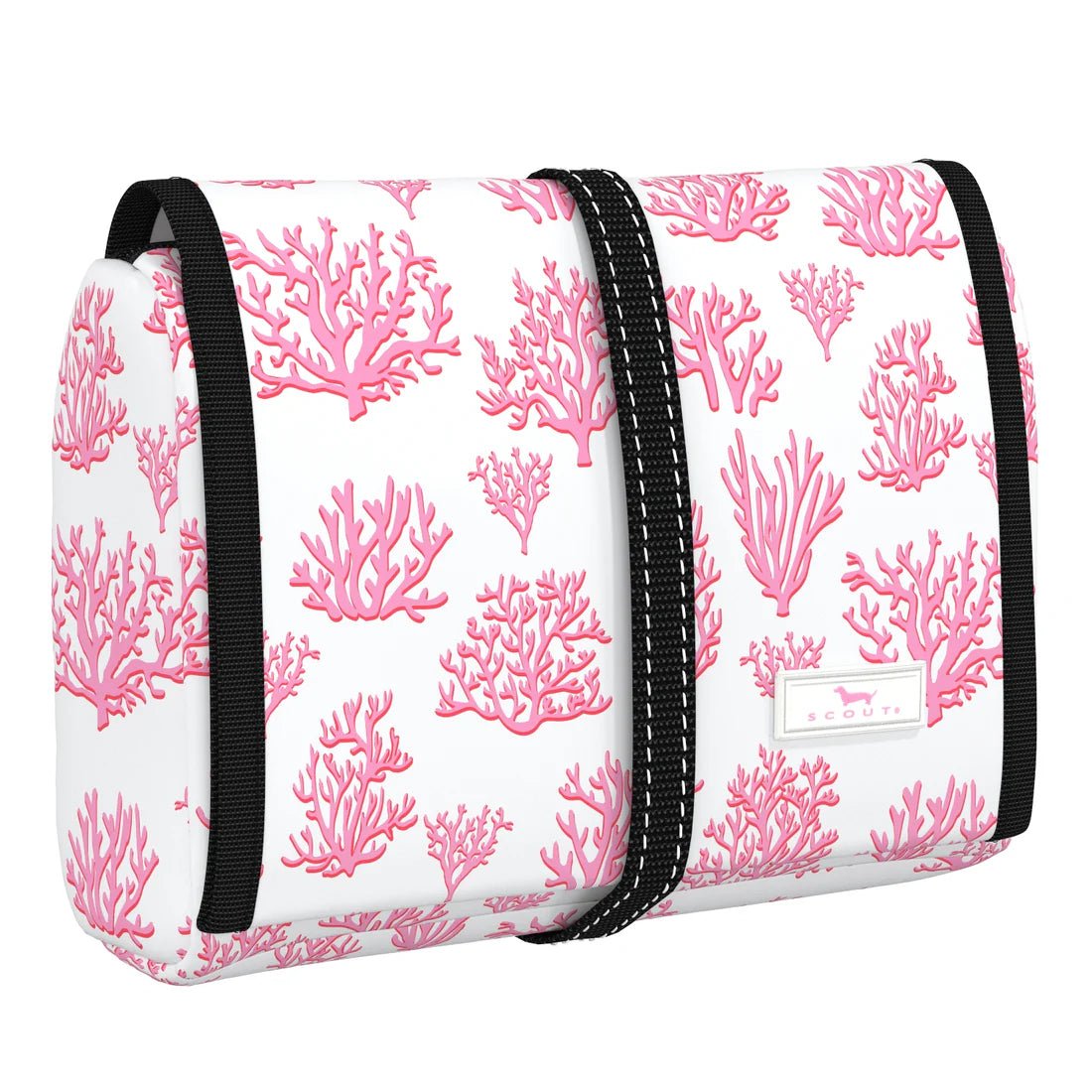 Floral Reef Beauty Burrito Hanging Toiletry Bag - She Chester