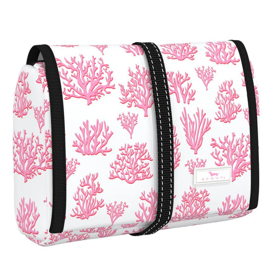 Floral Reef Beauty Burrito Hanging Toiletry Bag - She Chester