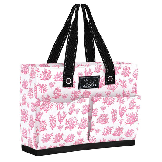 Floral Reef Uptown Girl Pocket Tote Bag - She Chester