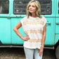 Flower Crochet Sweater Tank Vest - She Chester