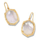 Daphne Drop Earrings Gold Ivory MOP