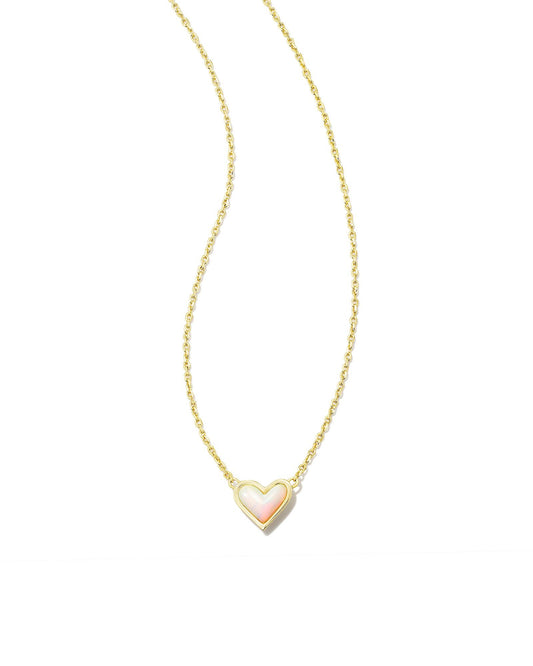 Framed Ari Opal Heart Neck - She Chester