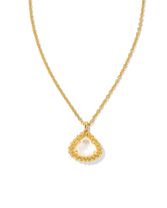 Framed Kendall Gold Ivory MOP Neck - She Chester